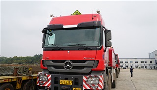 10 sets of 8 x 8 Benz haulage truck with traction capacity of 250 tons( Imported from Germany )