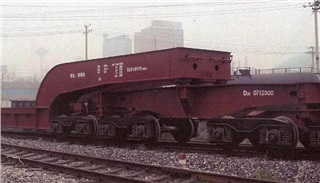 2 sets of the self-developed D28 saddle-bottmed railway vehicle with a load of 280 tons