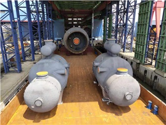 Dalian Hengli Petrochemical Project：the first batch of heavy equipment arrived at site