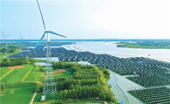 广东装机容量最大的海上风电项目并网发电 